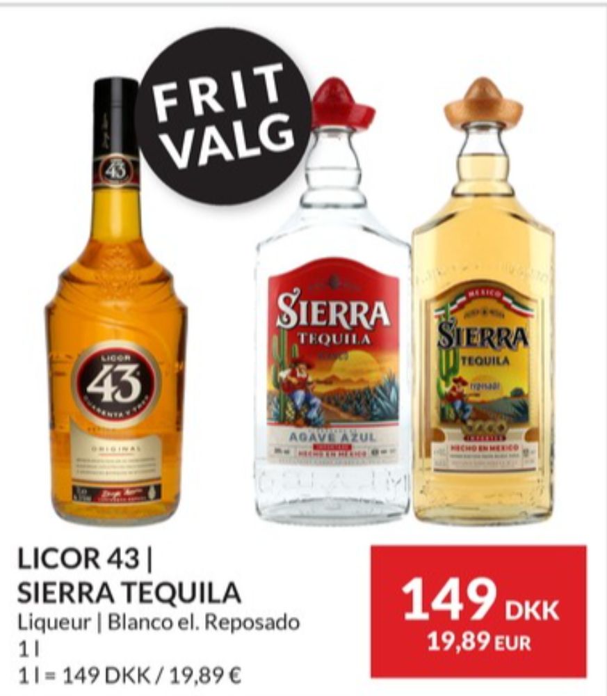 Licor 43, Likør