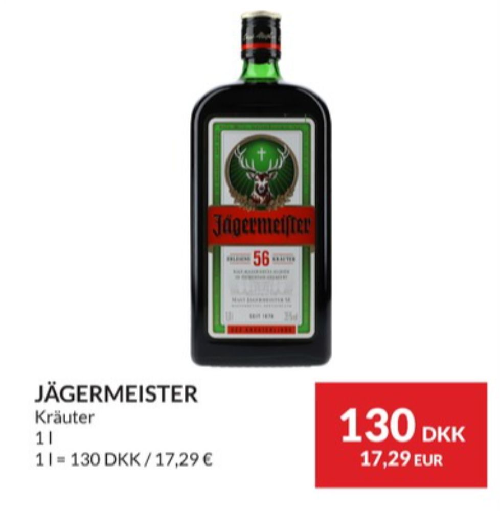 Jägermeister, Bitter