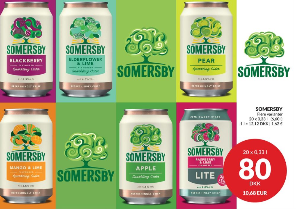 Somersby Mango & Lime, Mango & Lime Cider 20 pk.