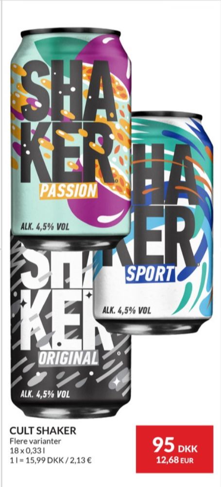 Shaker, Sport RTD 18 pk.