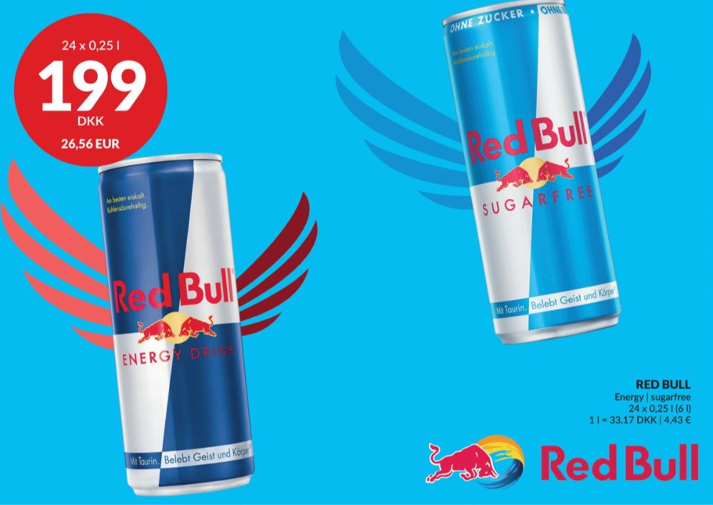 Red Bull Sugarfree, Energidrik 24 pk.
