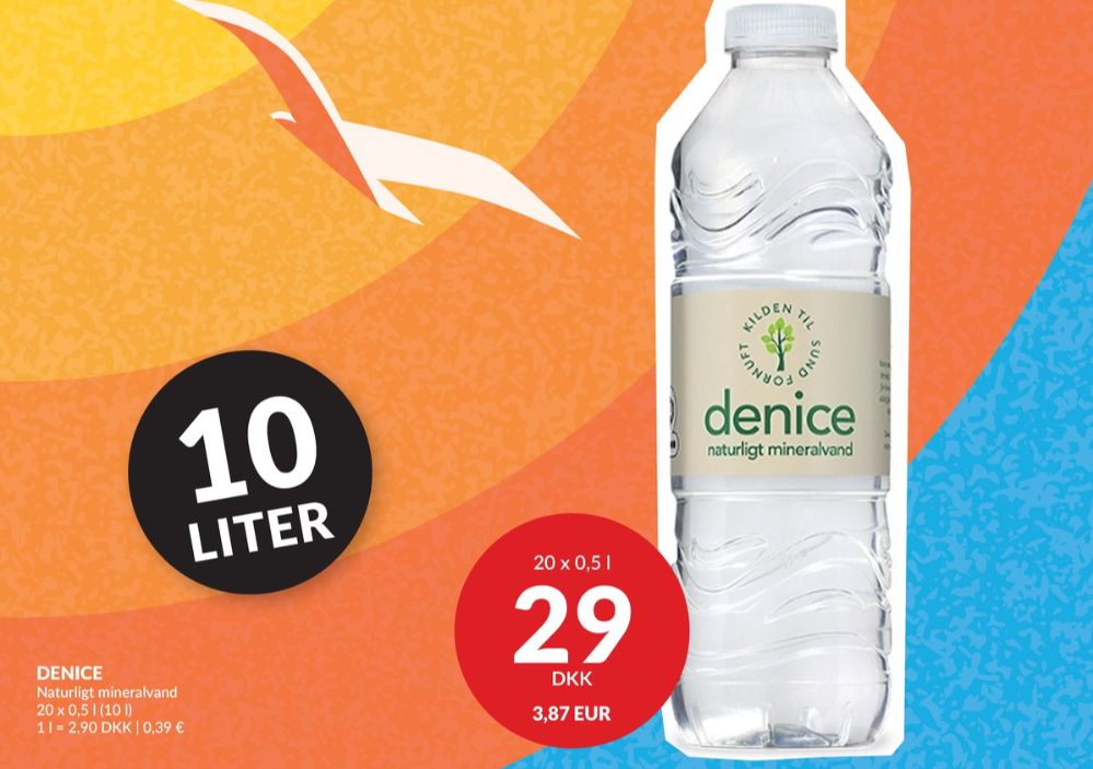 Denice, Kildevand 20 pk.