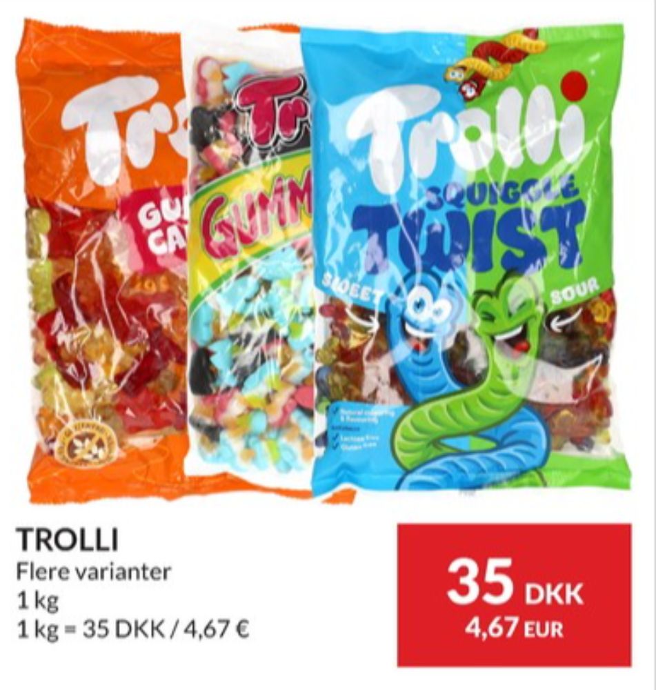 Trolli Squiggle Twist, Slikposer