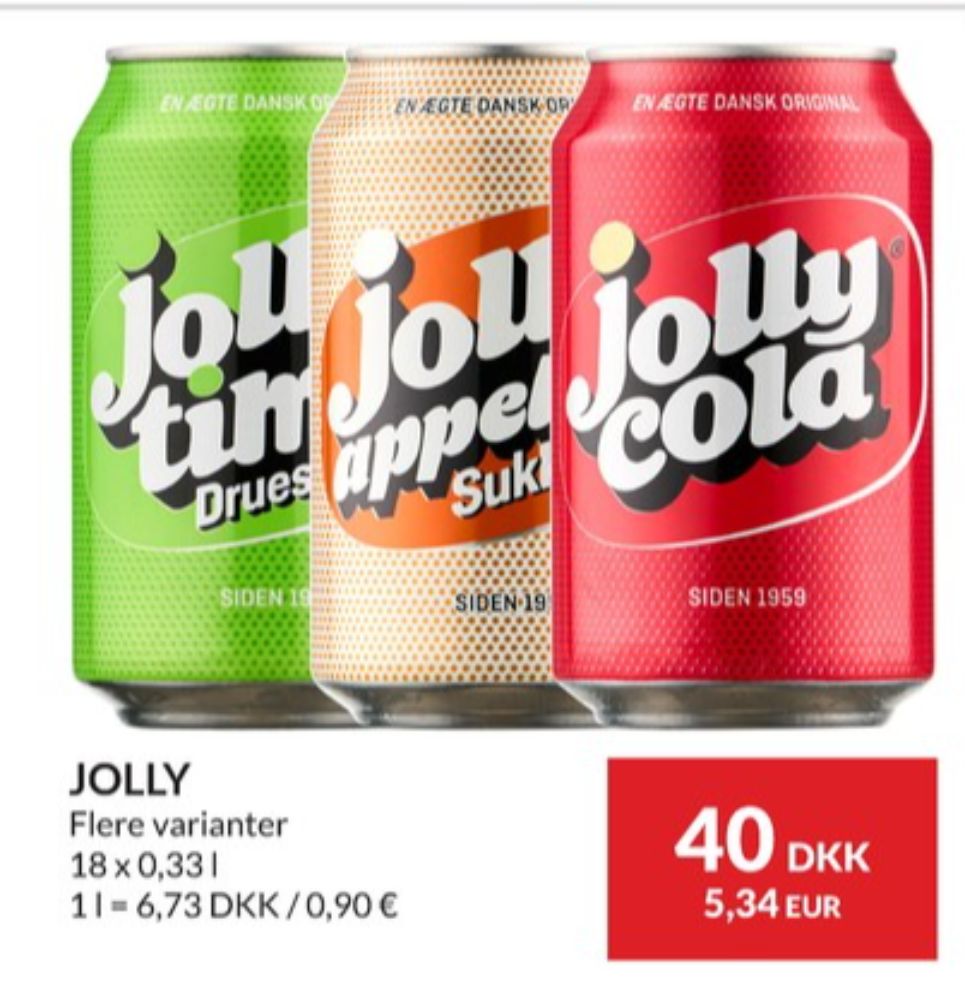 Jolly Time, Sportssodavand 18 pk.