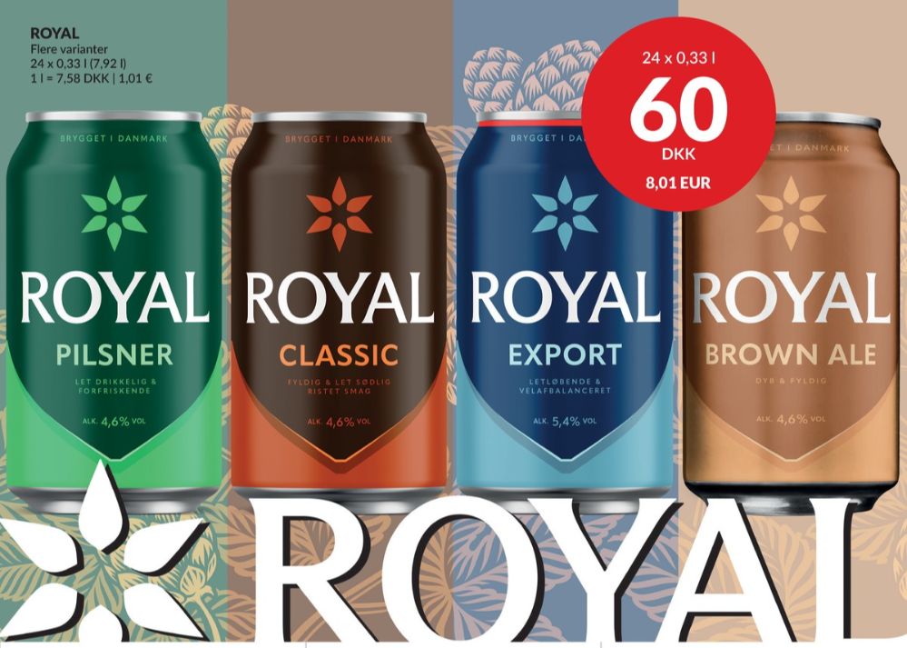 Royal Classic, Øl 24 pk.