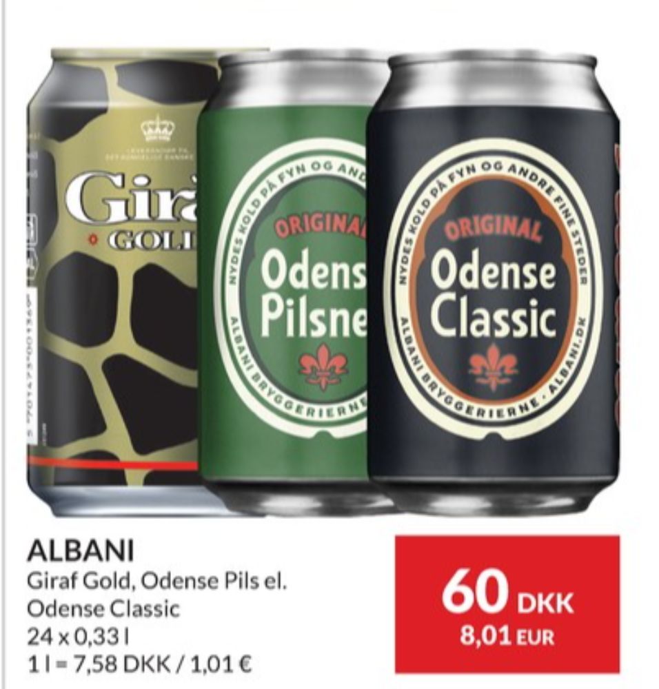 Odense Classic, Øl 24 pk.