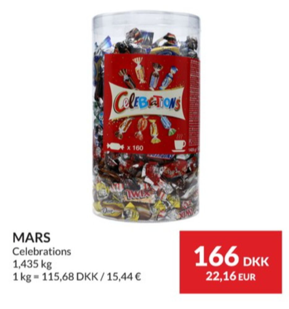 Celebrations, Dessertchokolade