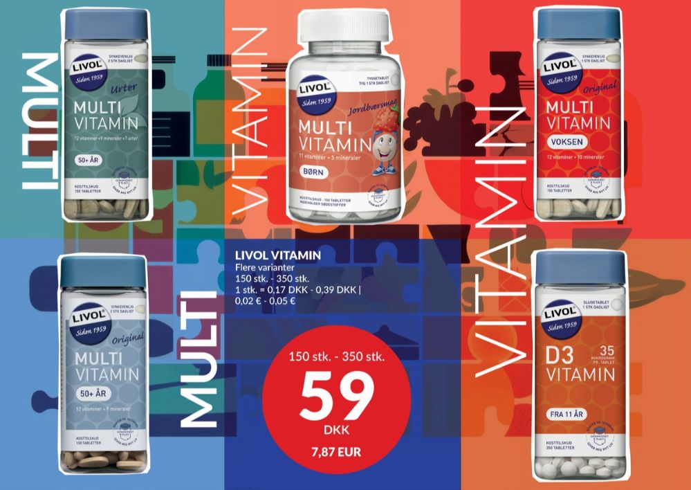 Livol Multi, Vitaminer