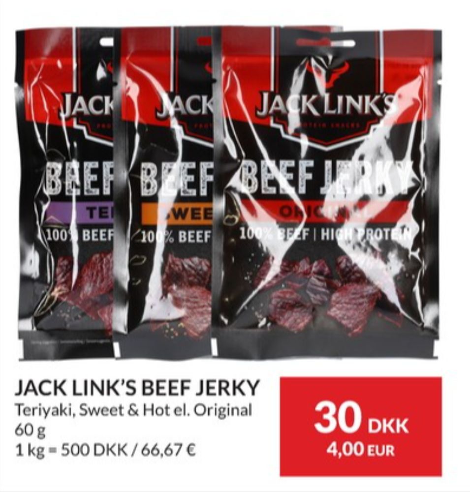 Jack Links, Tørret kød