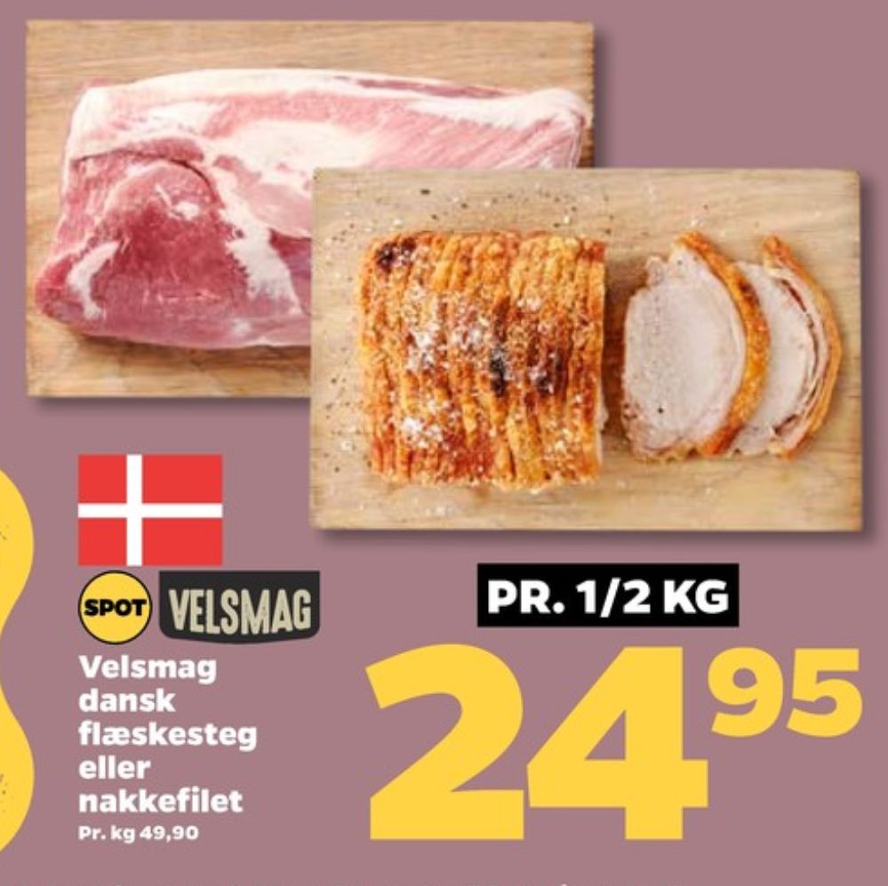 Velsmag, Flæskesteg