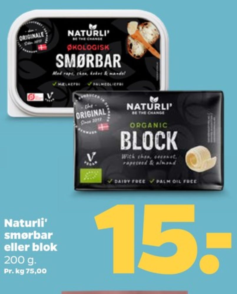 Naturli', Smørbar
