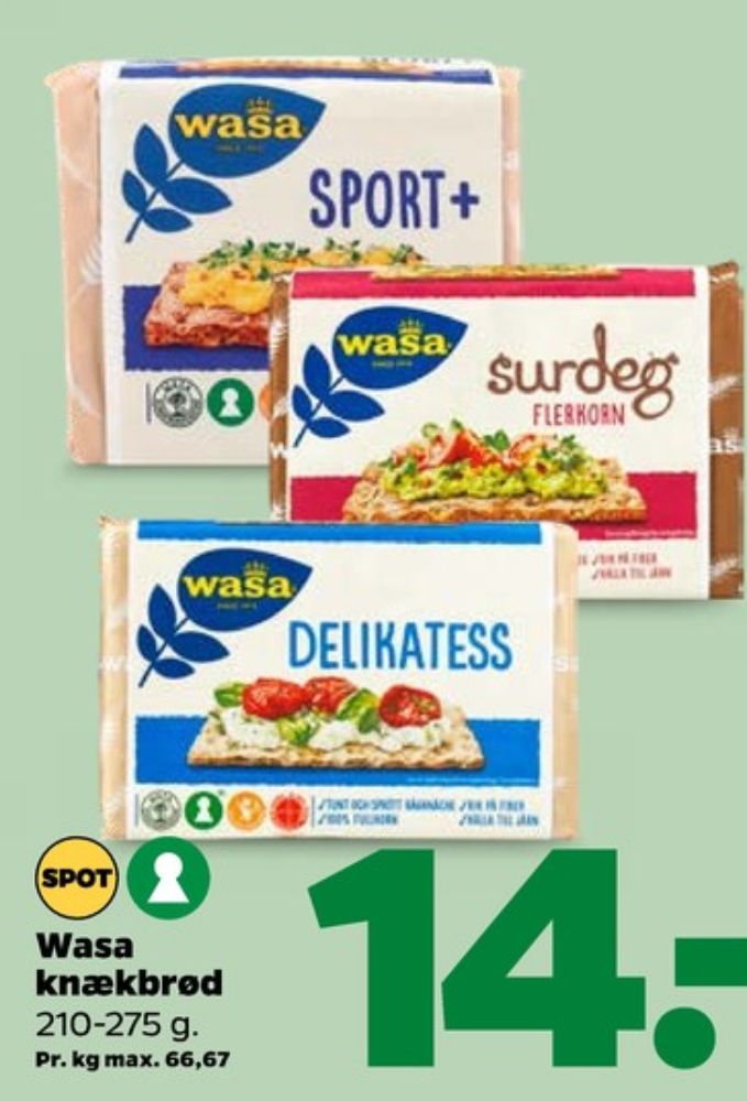 Wasa, Surdeg flerkorn knækbrød