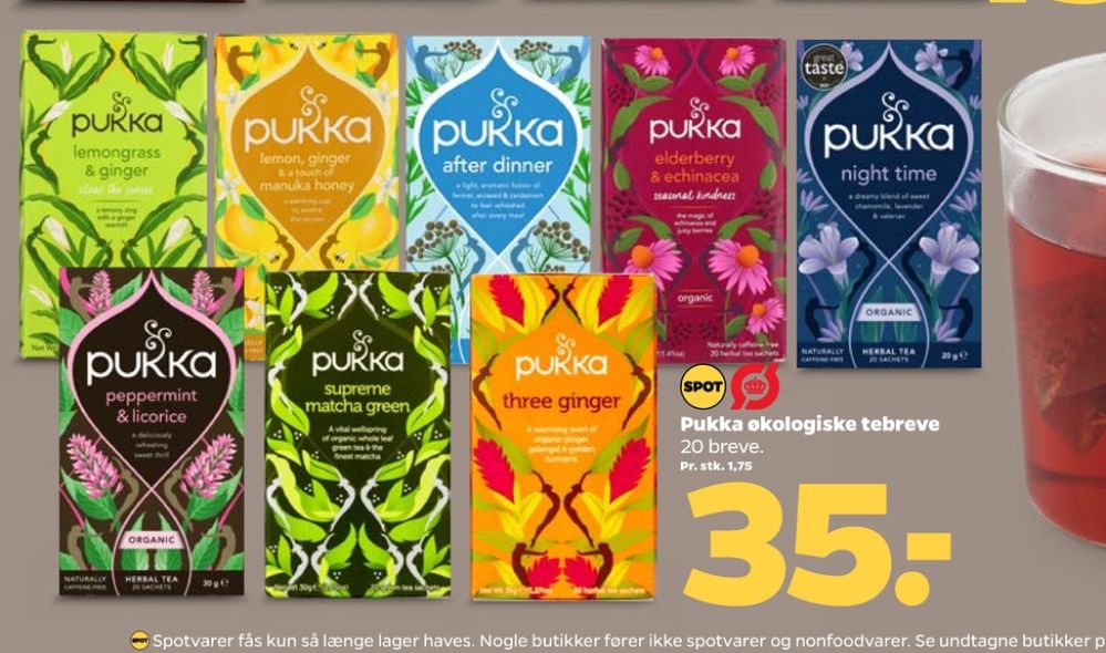 Pukka, Tebreve