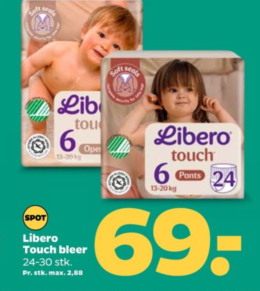 Libero Touch, Bleer str 6 13-20 kg