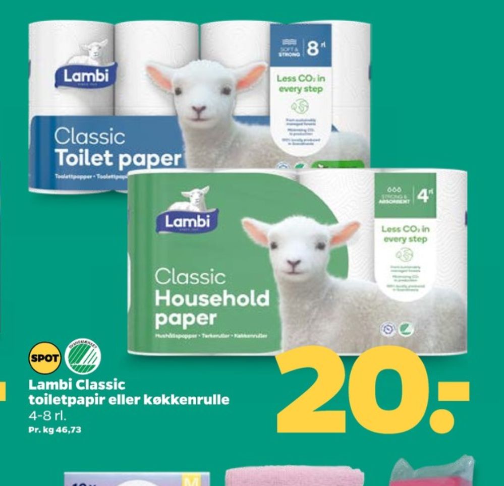 Lambi Classic, Toiletpapir