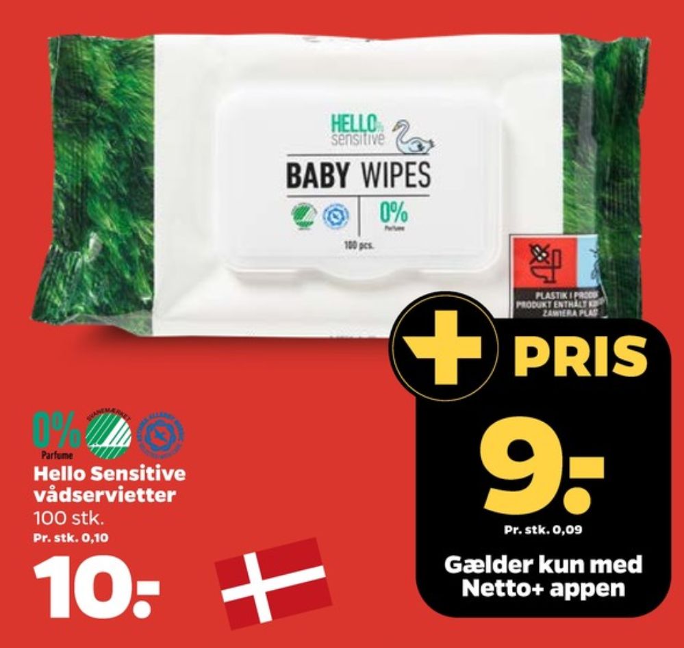 Hello Sensitive, Vådservietter