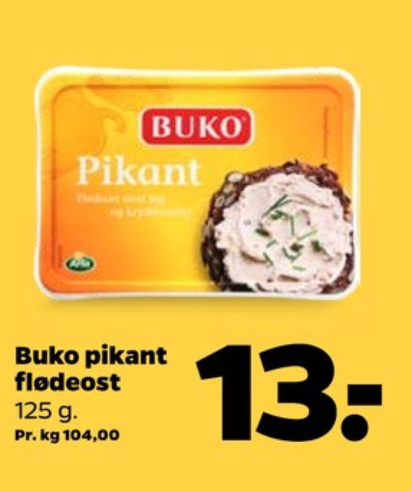 Buko, Flødeost Pikant