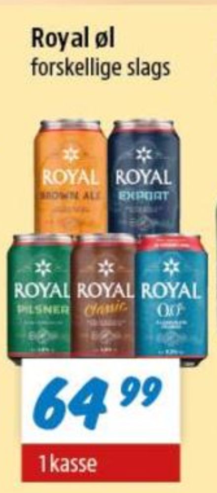 Royal Classic, Øl 24 pk.