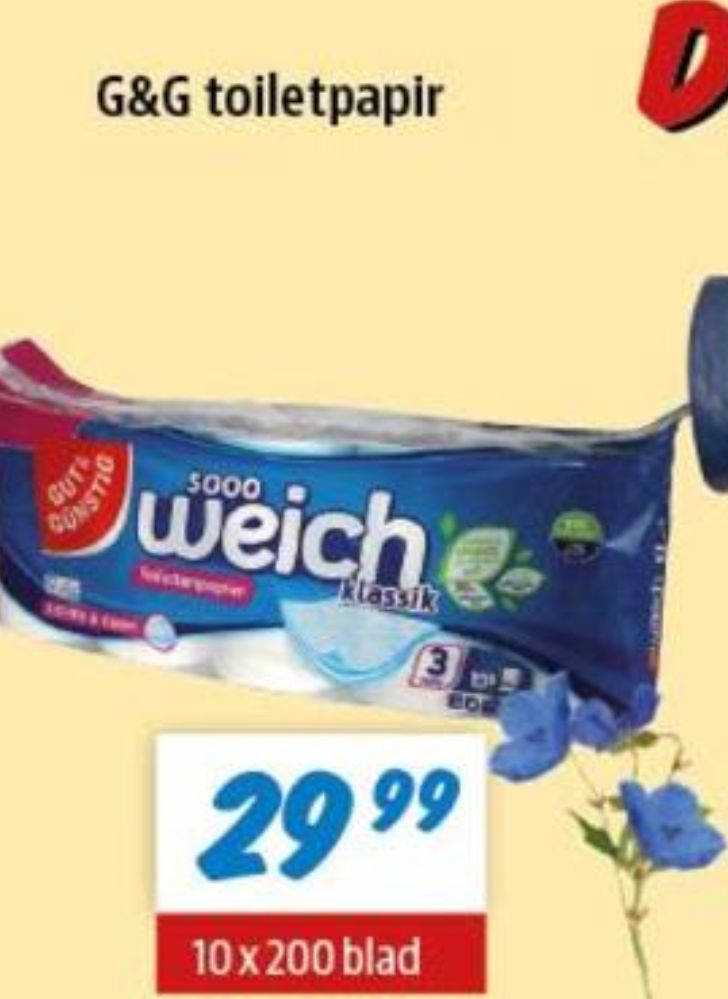 Gut & Günstig, Toiletpapir