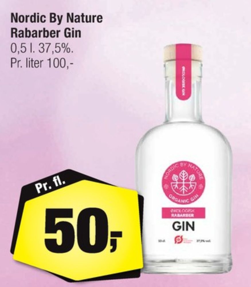 Nordic By Nature Rabarber, Gin