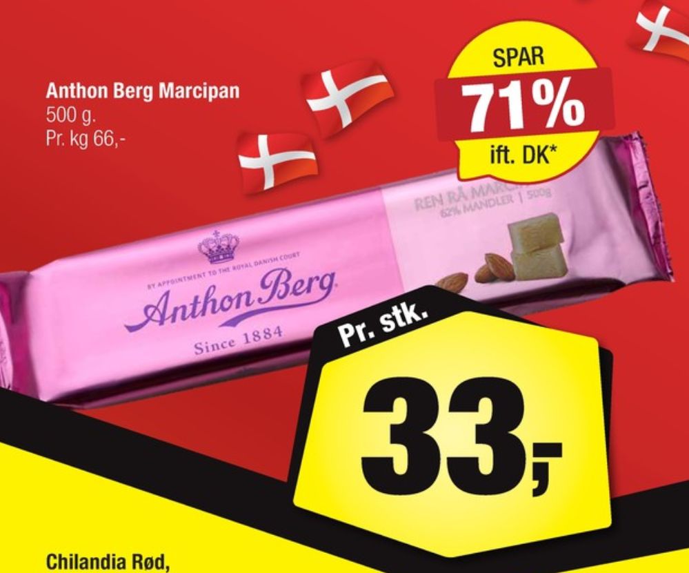 Anthon Berg, Marcipan