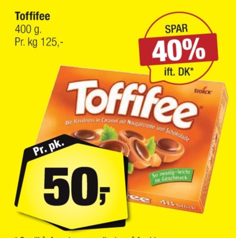 Toffifee, Dessertchokolade