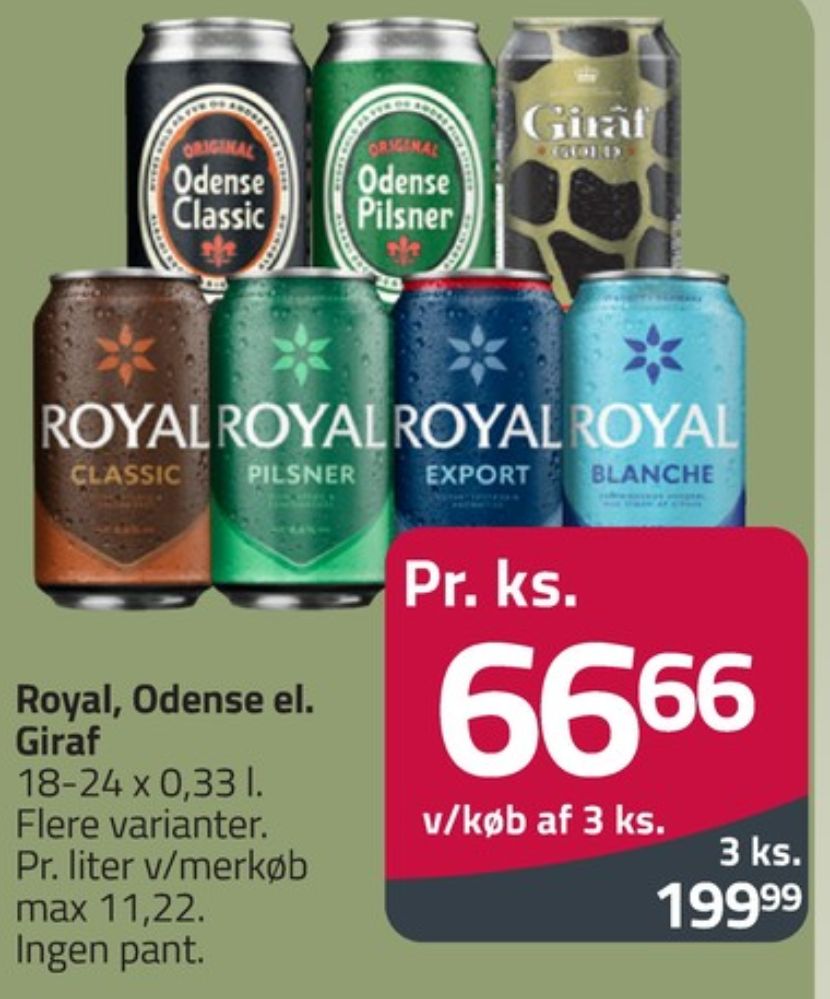 Odense Classic, Øl 24 pk.