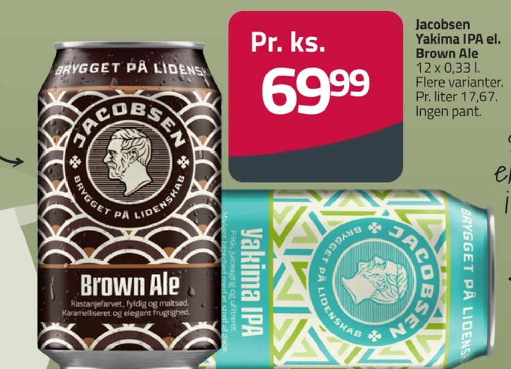 Jacobsen Yakima IPA, Specialøl 12 pk.