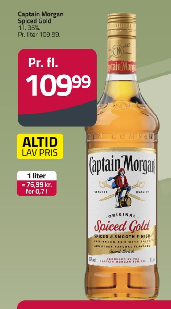 Captain Morgan Spiced Gold, Rom