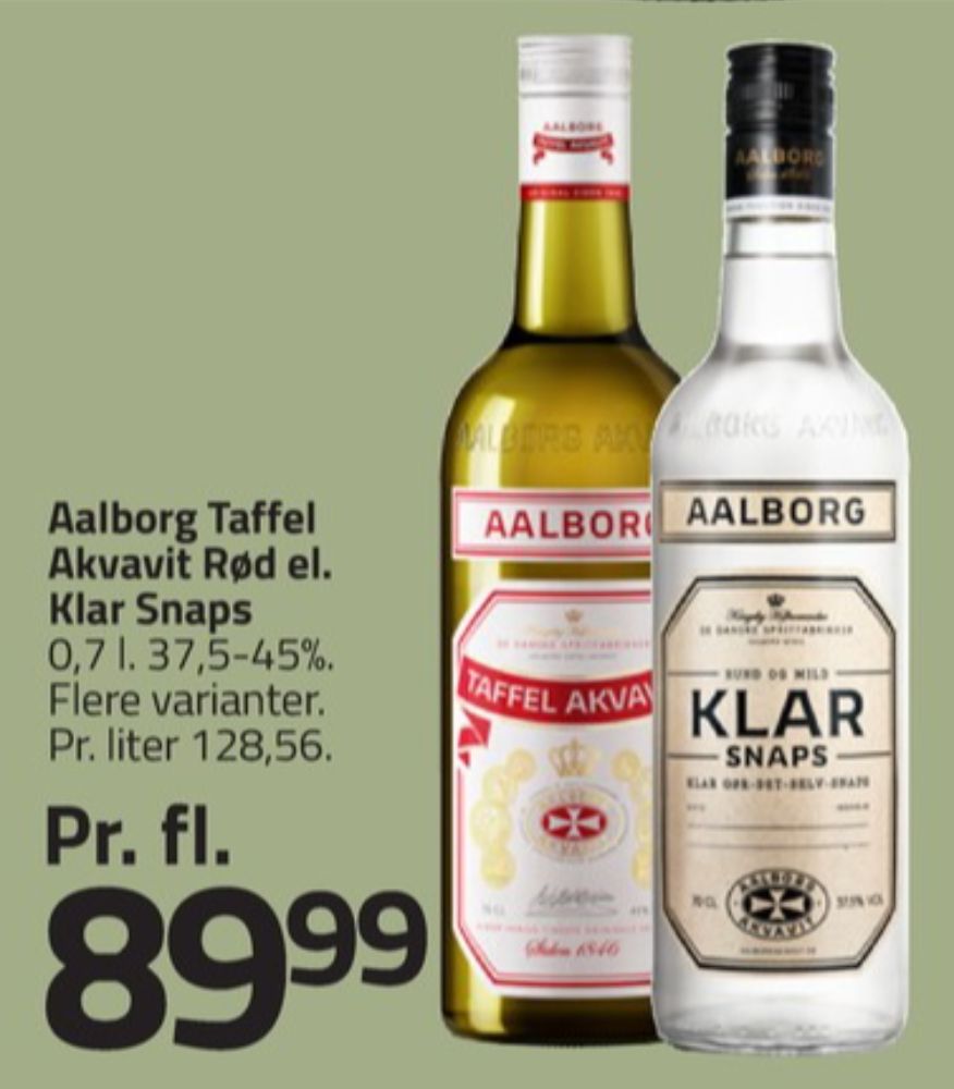 AAlborg Klar, Snaps