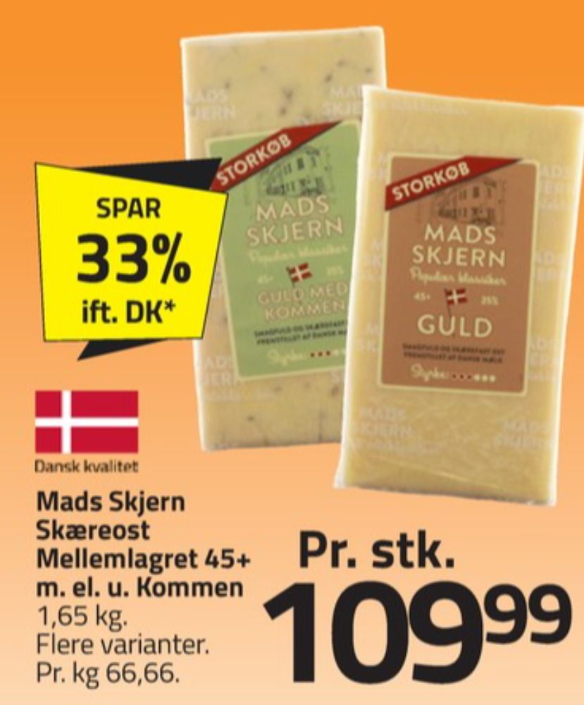 Mads Skjern, Skæreost 45+ Guld