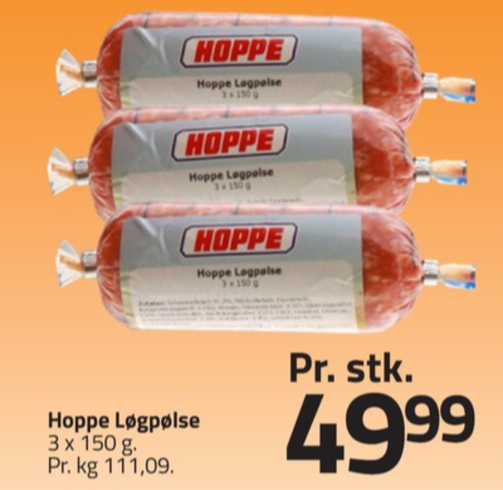 Hoppe, Løgpølse