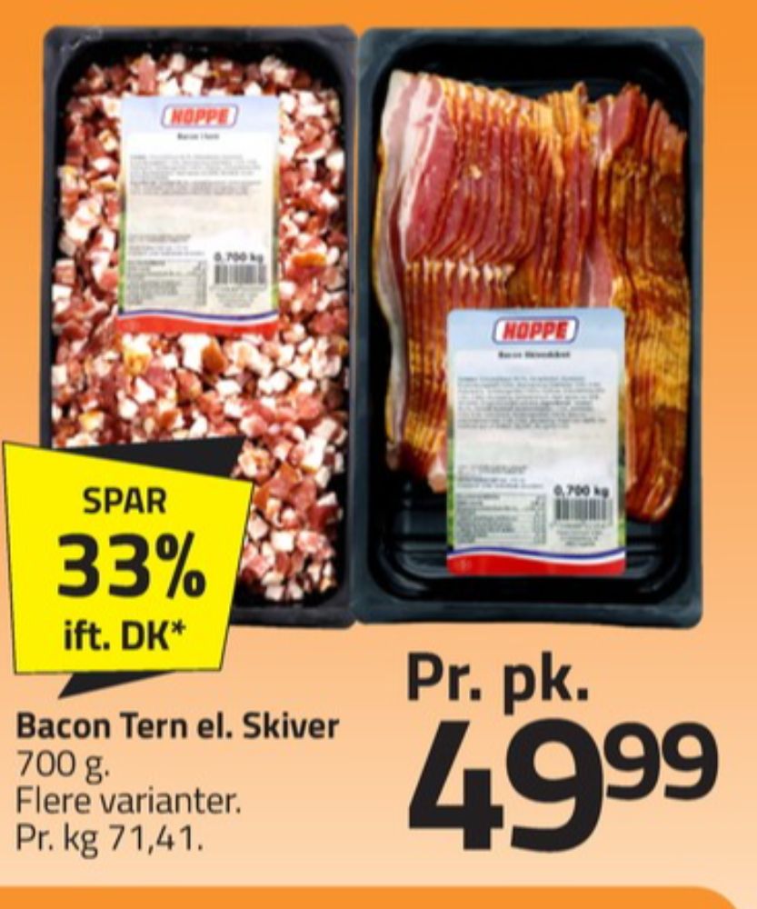Hoppe, Baconskiver