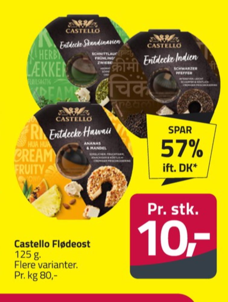 Castello Taste the Nordics, Flødeost
