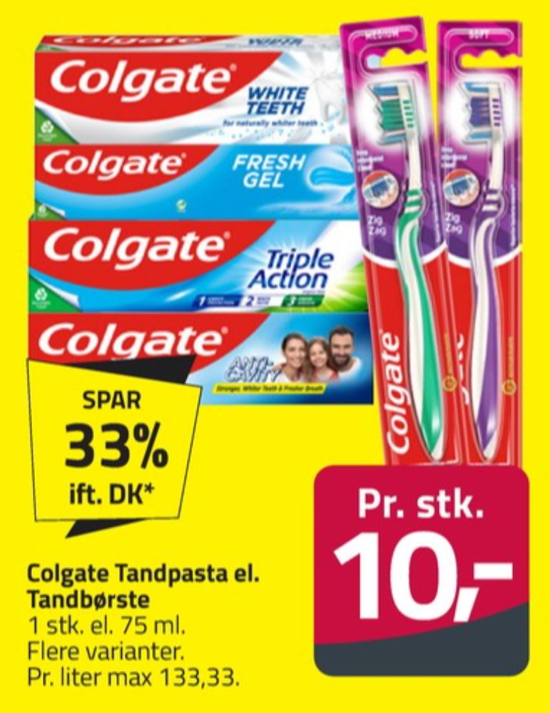 Colgate, Tandpasta