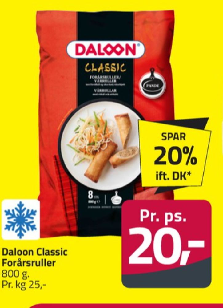 Daloon, Forårsruller