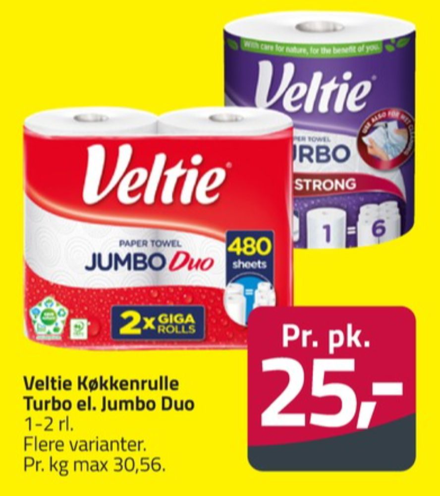 Veltie Jumbo Duo, Køkkenrulle