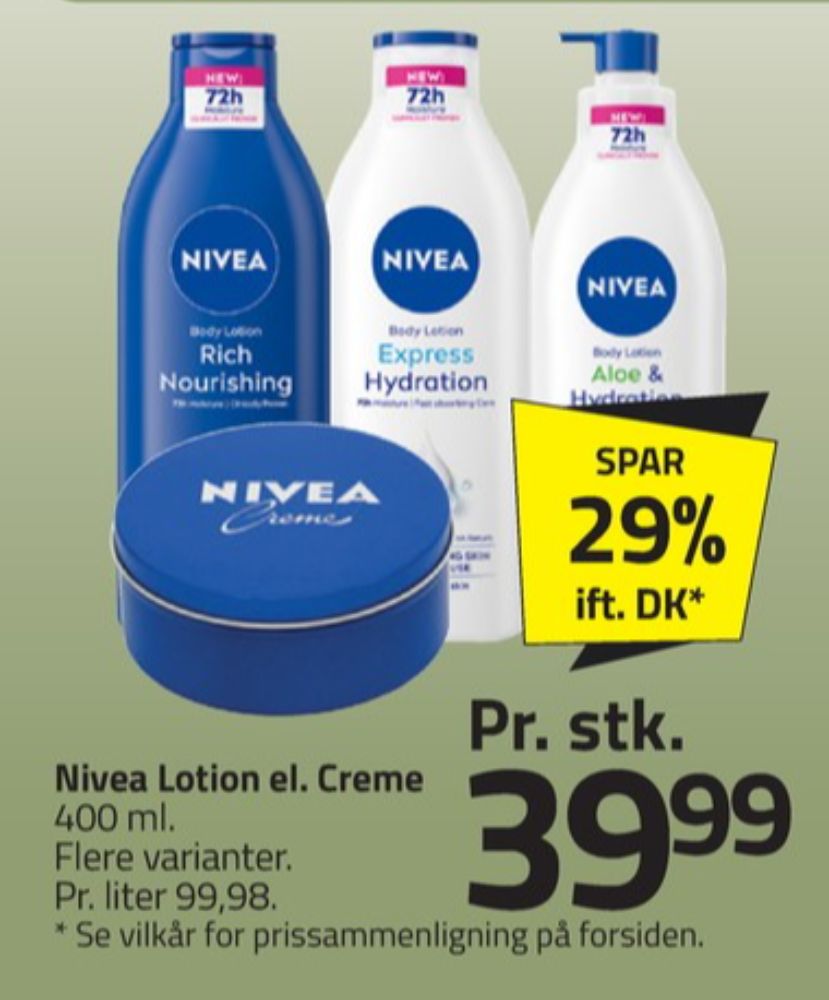 Nivea, Bodylotion