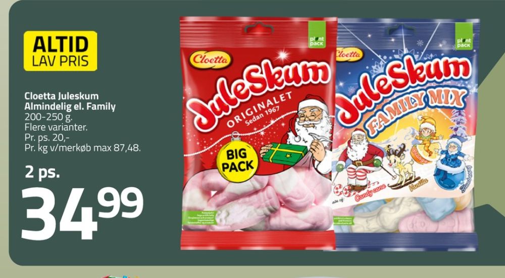 Cloetta Juleskum, Skum Originalet