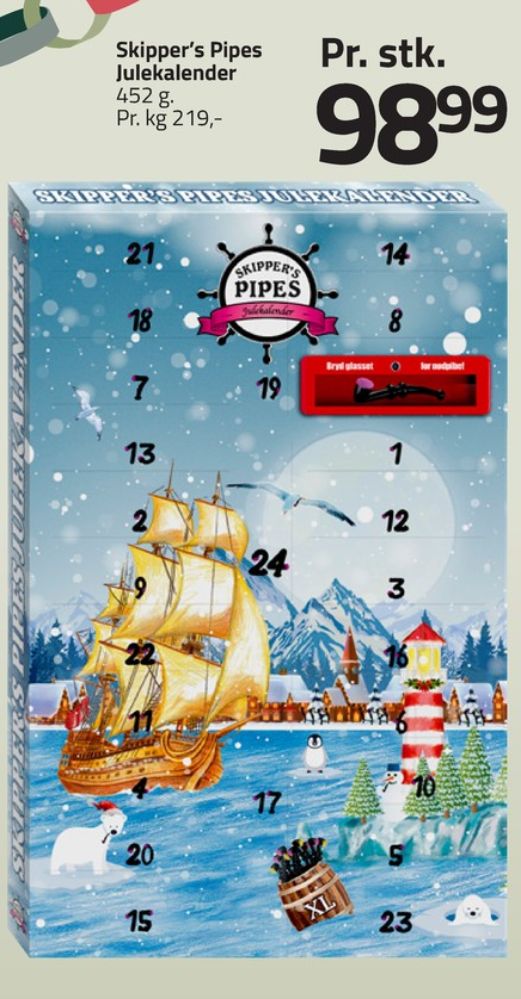 Skippers Pipes, Julekalender