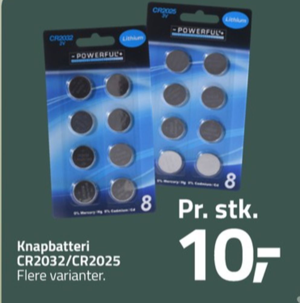 Batterier