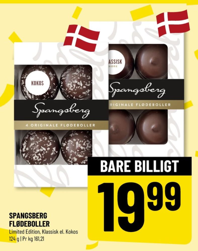 Spangsberg, Flødeboller Kokos