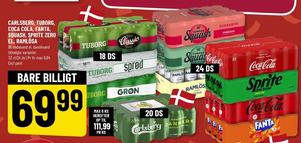 Tuborg Sprød, Øl 18 pk.