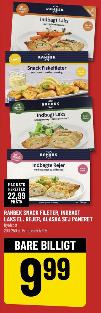 Rahbek, Indbagte Rejer med Asparges og Dildsauce
