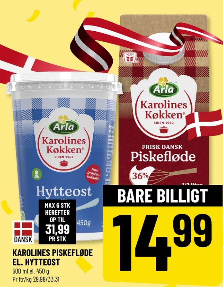 Karolines, Hytteost 4%