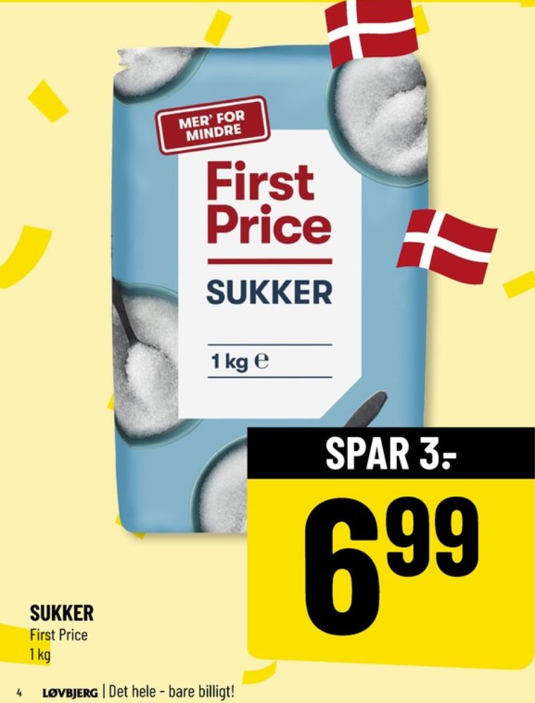 First Price, Sukker