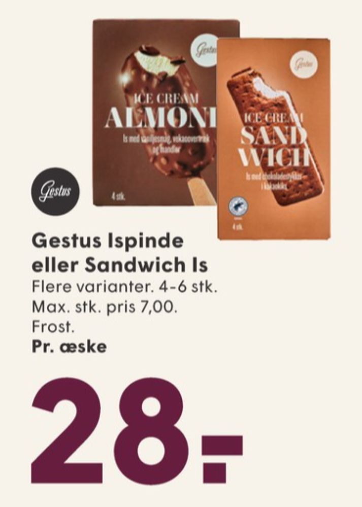 Gestus, Sandwich Issnacks