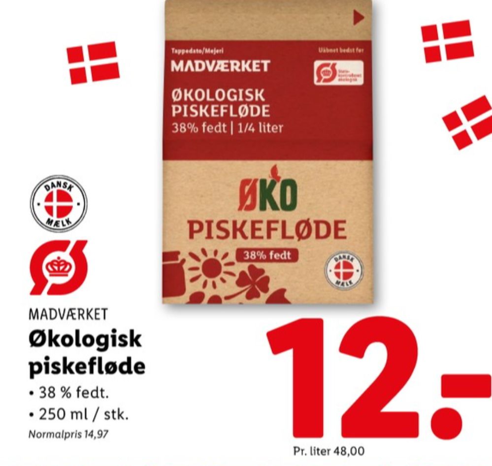 Madværket, Piskefløde 38%