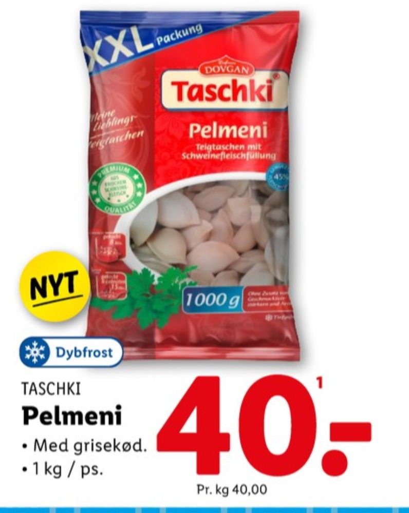 Taschki, Pelmini Grisekød