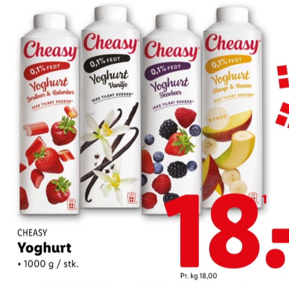 Cheasy, Vanilje Yoghurt 